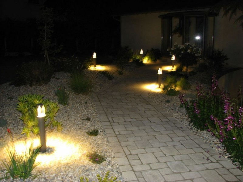 Eclairage extérieur de jardin