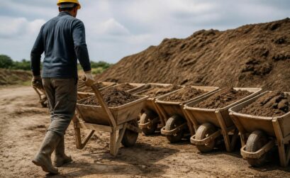 découvrez comment calculer précisément le nombre de brouettes nécessaires pour transporter 1m3 de terre et optimisez vos travaux de jardinage ou de construction.
