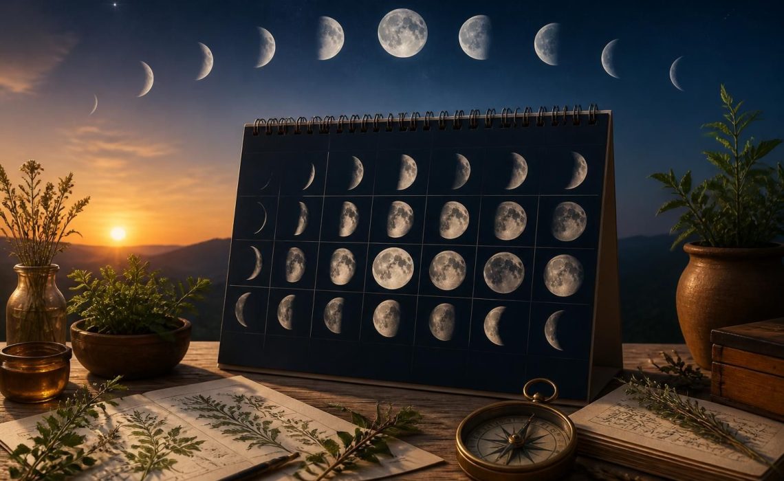 découvrez notre calendrier de la lune pour identifier facilement les jours favorables à vos projets et activités selon les phases lunaires.