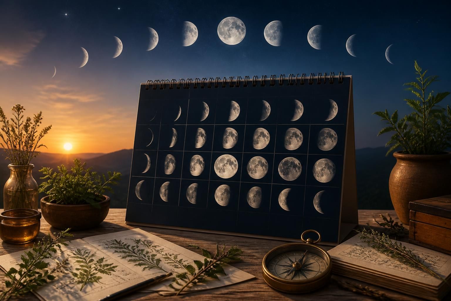 découvrez notre calendrier de la lune pour identifier facilement les jours favorables à vos projets et activités selon les phases lunaires.