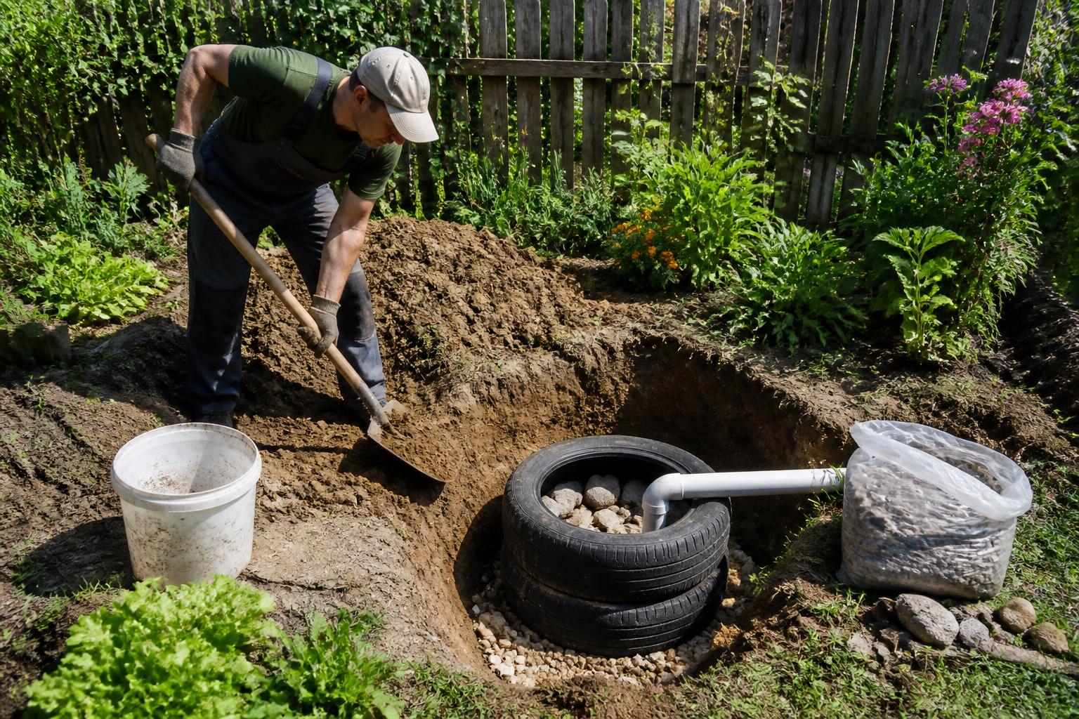 découvrez comment construire un puisard économique pour votre jardin, étape par étape, sans dépenser une fortune. guide pratique et astuces pour un drainage efficace à petit prix.