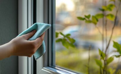 Comment nettoyer des fenêtres en PVC ?