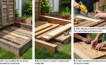 apprenez à réparer facilement le bas d'un abri de jardin pourri grâce à notre guide étape par étape simple et efficace, idéal pour protéger et prolonger la vie de votre abri.