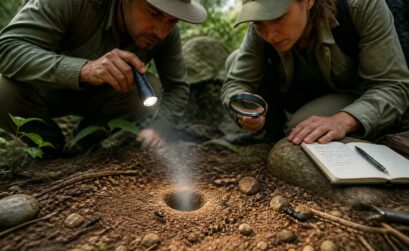 découvrez l'origine et le mystère du petit trou rond dans la terre à travers une exploration captivante qui révèle des secrets étonnants.