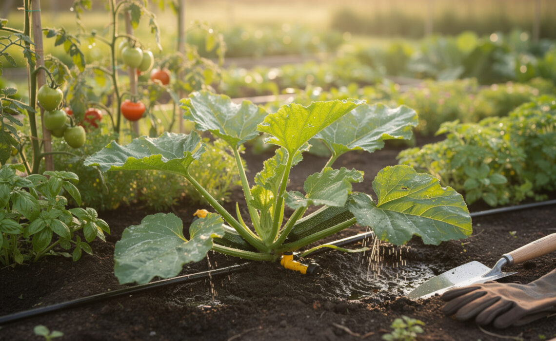 découvrez comment optimiser l'arrosage de vos courgettes au potager pour garantir de belles récoltes abondantes et savoureuses tout au long de la saison.