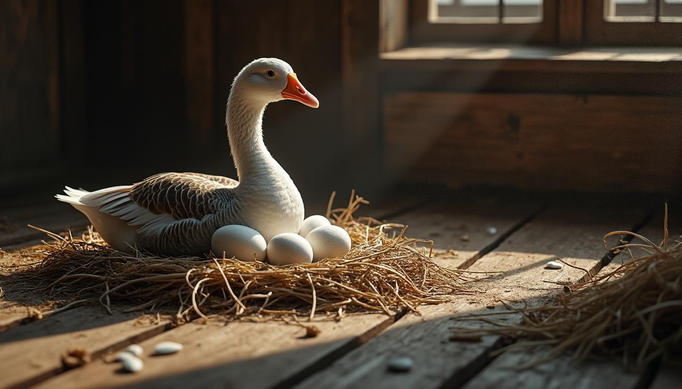 découvrez notre guide complet sur la couvaison des oies, qui vous accompagne étape par étape pour réussir l'élevage de vos oies. apprenez les meilleures pratiques, les soins à apporter et tout ce qu'il faut savoir pour garantir une couvée réussie et des canetons en pleine santé.