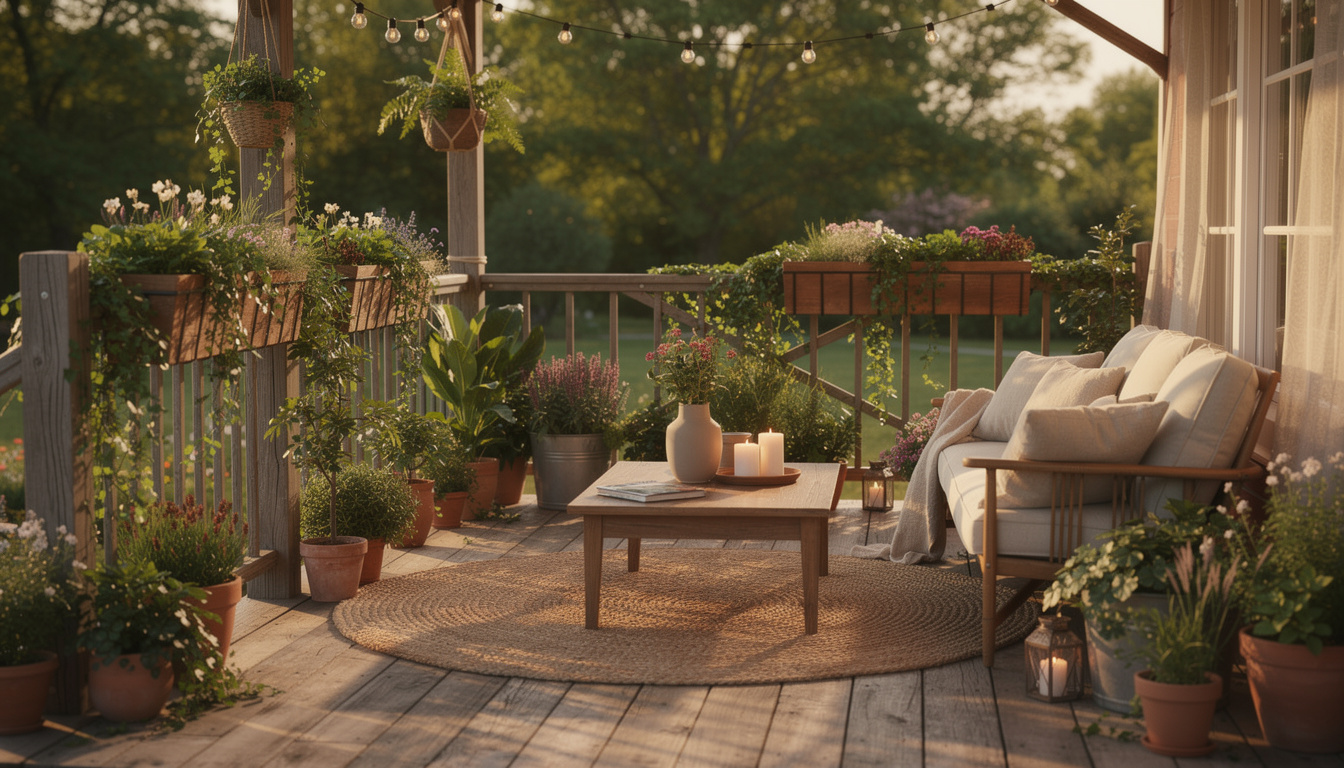 découvrez nos conseils pour créer une terrasse cocooning avec les bons matériaux, des couleurs harmonieuses et une sélection de végétaux pour un espace extérieur chaleureux et accueillant.