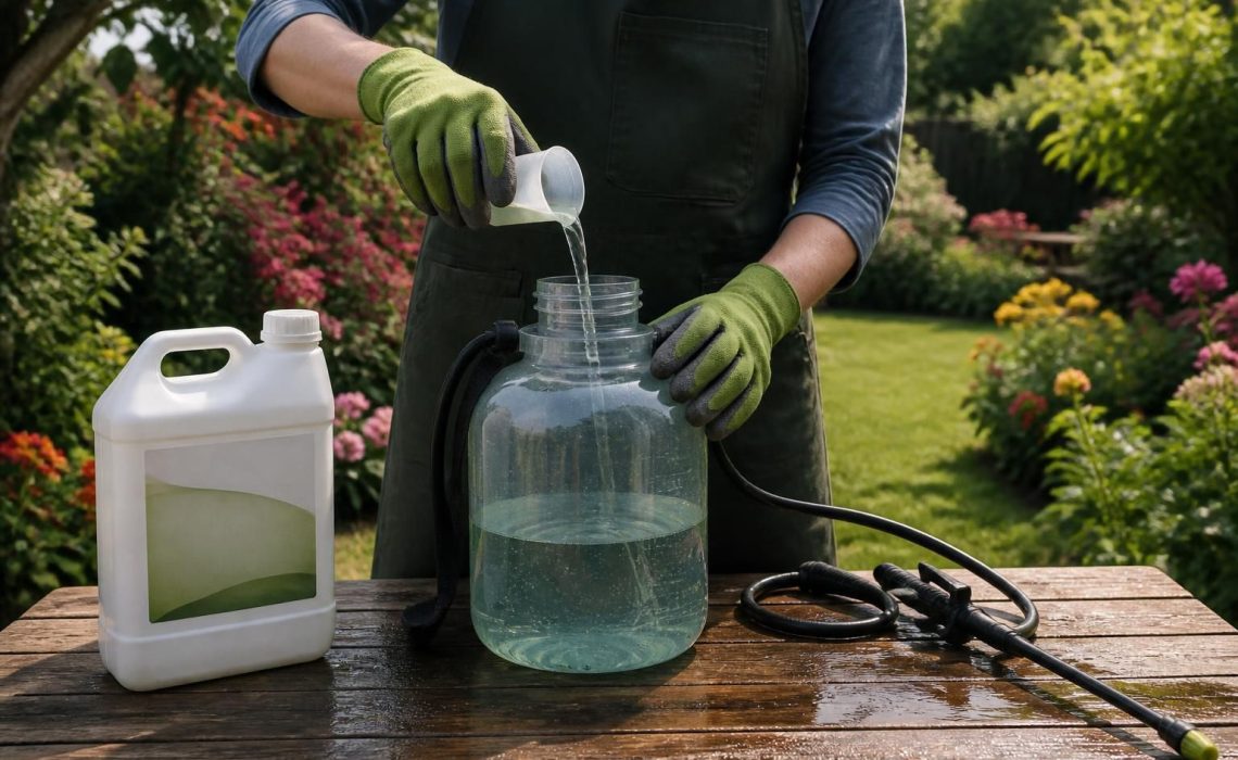 découvrez le dosage idéal de glyphosate pour 10 litres d'eau afin de traiter efficacement votre jardin en toute sécurité.