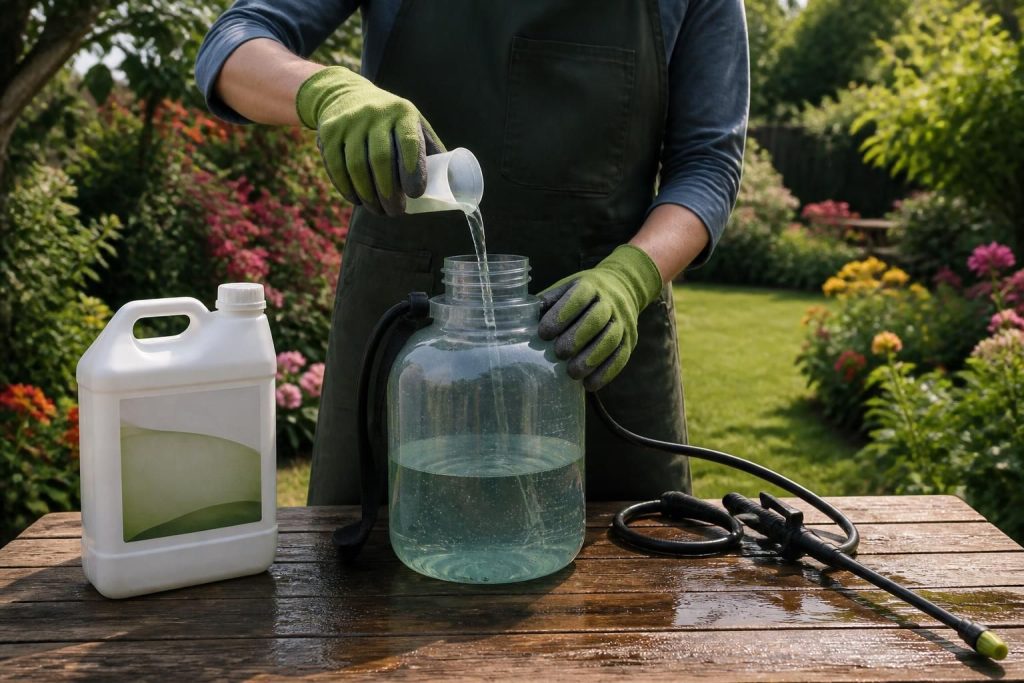 découvrez le dosage idéal de glyphosate pour 10 litres d'eau afin de traiter efficacement votre jardin en toute sécurité.