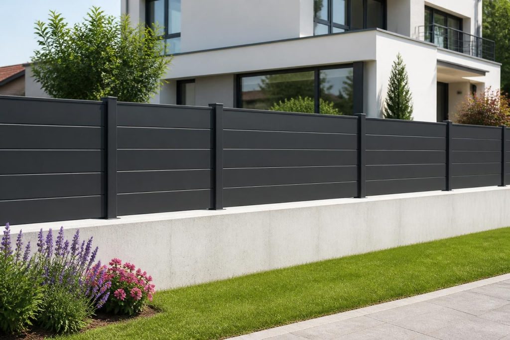 découvrez nos tarifs pour la pose d'une clôture rigide avec soubassement en béton, une solution durable et esthétique pour sécuriser et embellir votre jardin.