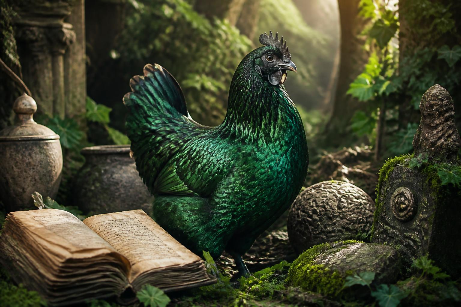 explorez l'histoire captivante de la poule émeraude et découvrez ses secrets méconnus qui en font une espèce unique et fascinante.