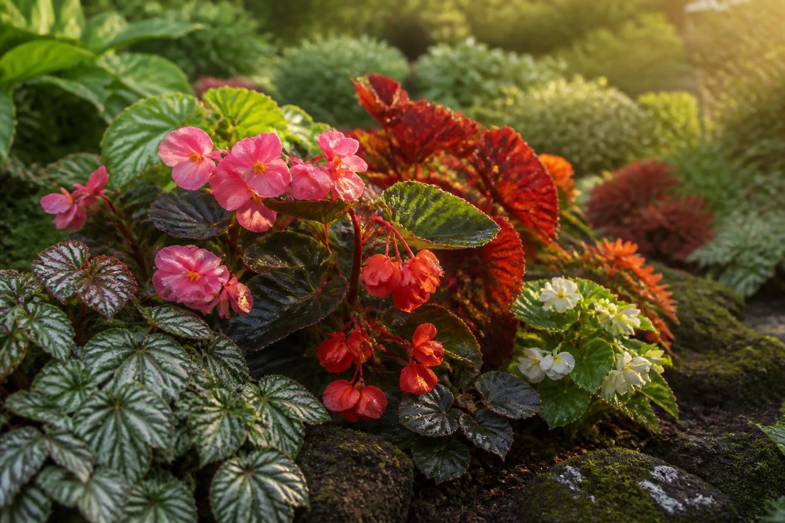découvrez les différents types de bégonias pour sublimer votre jardin avec des fleurs colorées et un feuillage décoratif toute l'année.