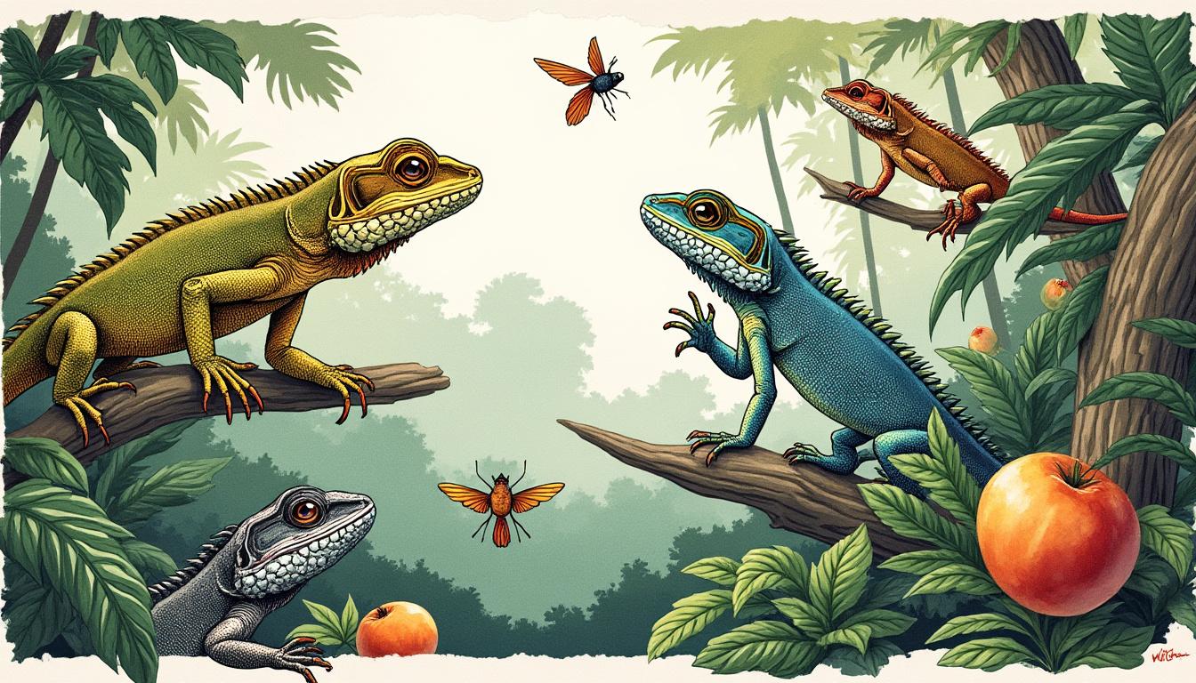 explorez l'alimentation variée des lézards : des insectes croustillants aux fruits juteux et autres délices. apprenez tout sur leurs préférences alimentaires et les choix qui les aident à survivre et prospérer dans leur habitat.