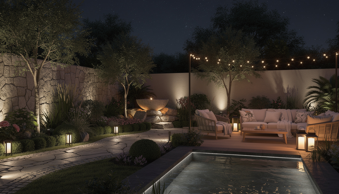 découvrez des techniques d'éclairage extérieur pour mettre en valeur votre jardin la nuit et créer une ambiance chaleureuse et élégante.