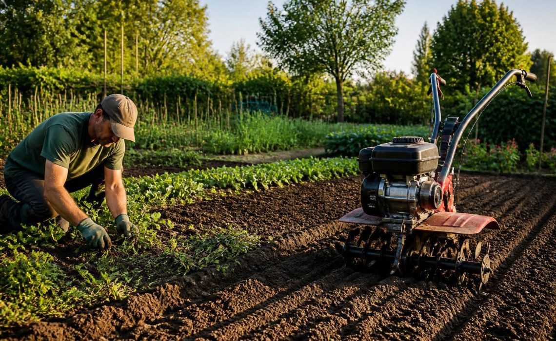 découvrez pourquoi il est important de désherber avant de passer le motoculteur pour obtenir un jardin impeccable et faciliter le travail du sol.