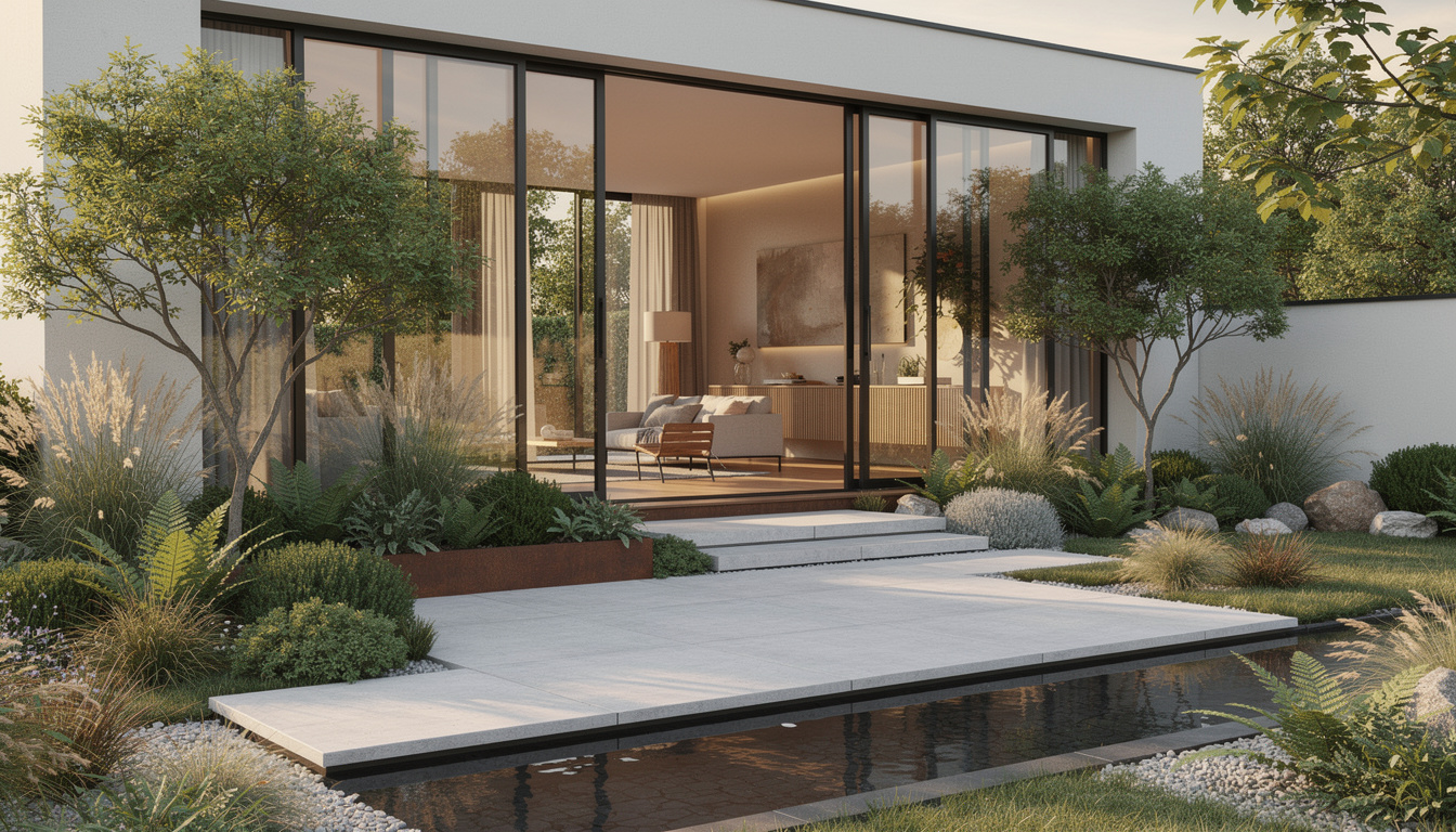 découvrez comment les fenêtres en acier peuvent sublimer votre projet d’aménagement paysager en créant une harmonie parfaite entre votre maison et votre jardin.