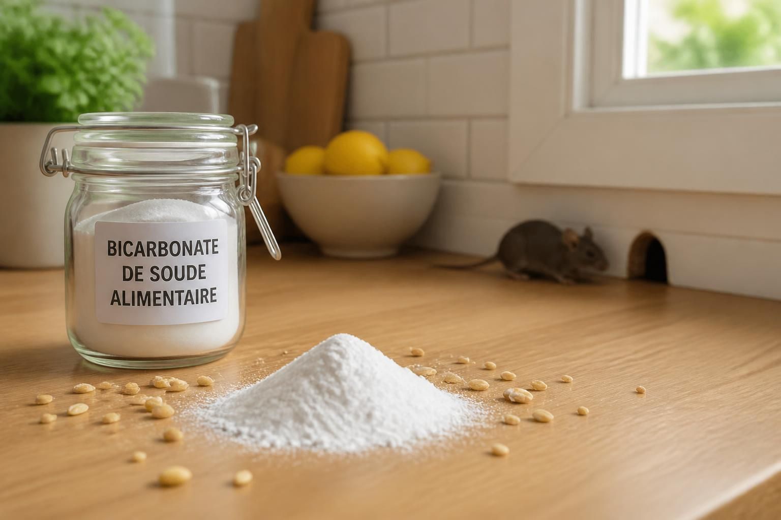 découvrez comment utiliser le bicarbonate de soude alimentaire pour éliminer efficacement les souris chez vous, tout en profitant d'une méthode naturelle, sûre et économique.