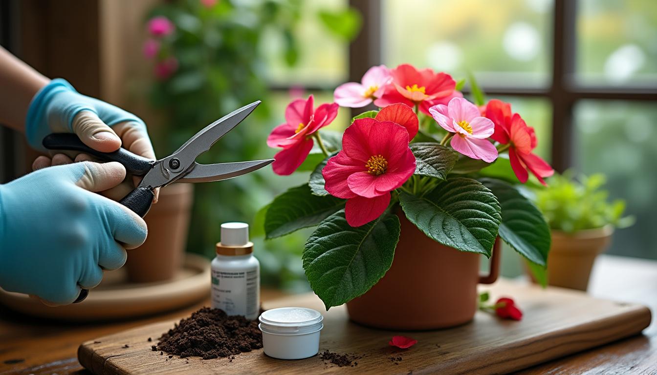découvrez les astuces essentielles pour entretenir votre plant de bégonia elatior et profiter d'une floraison abondante et durable tout au long de la saison.