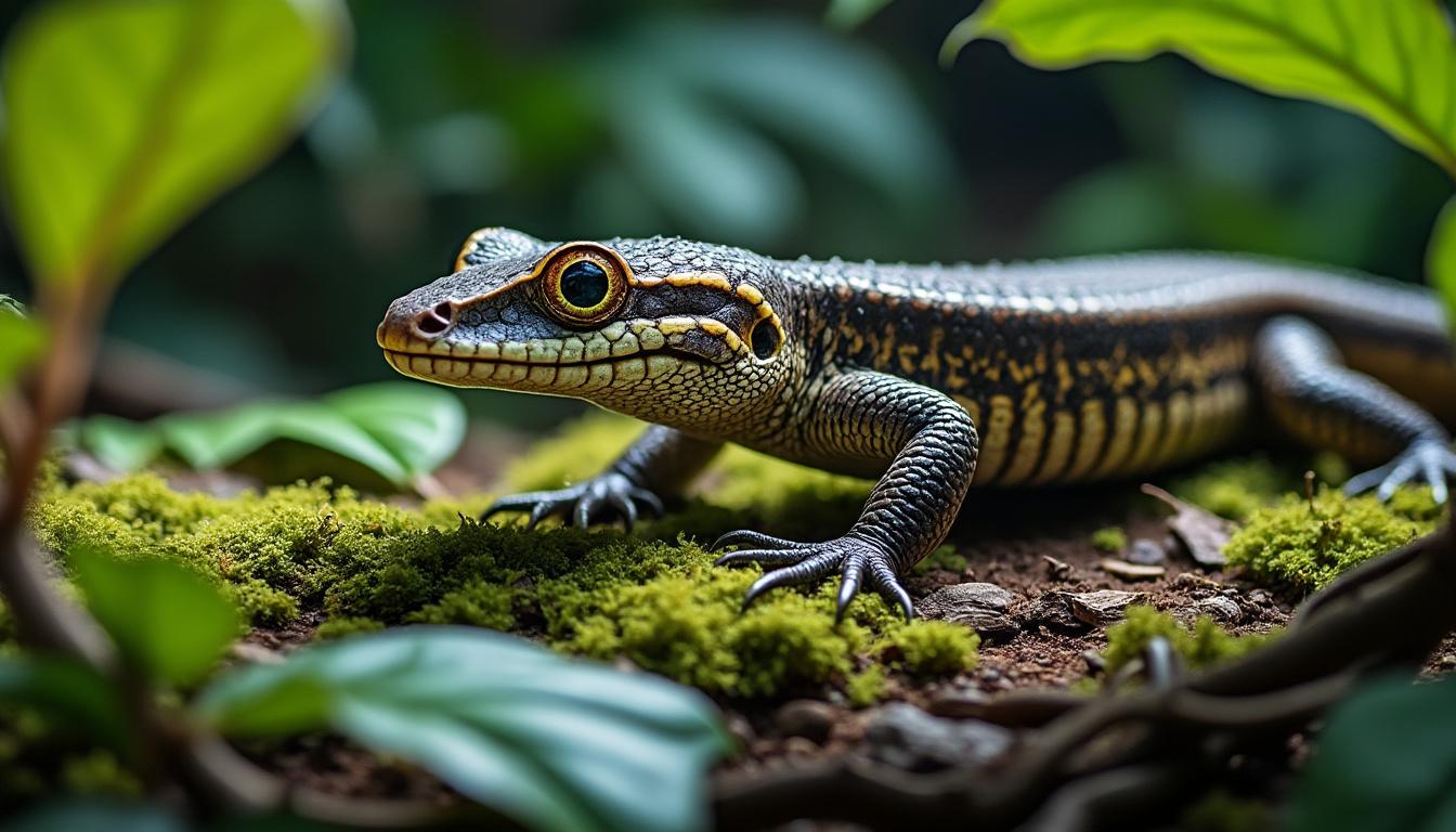 découvrez les tribolonotus gracilis, ces reptiles fascinants aux caractéristiques uniques, parfaits pour les passionnés de reptiles et la découverte de la faune exotique.