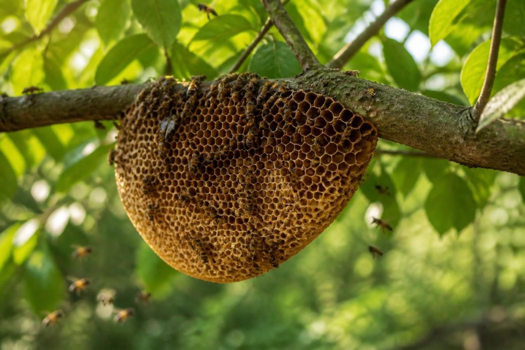 découvrez comment identifier un nid d’abeille, les dangers associés et les actions à entreprendre pour assurer votre sécurité et celle des abeilles.