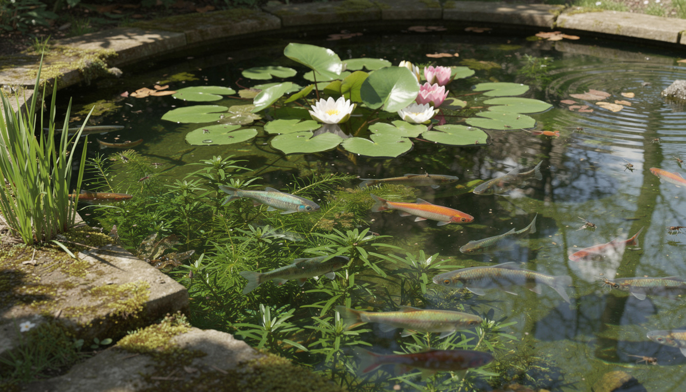 découvrez comment créer un écosystème équilibré avec des plantes aquatiques, en favorisant la biodiversité et la santé de votre bassin.