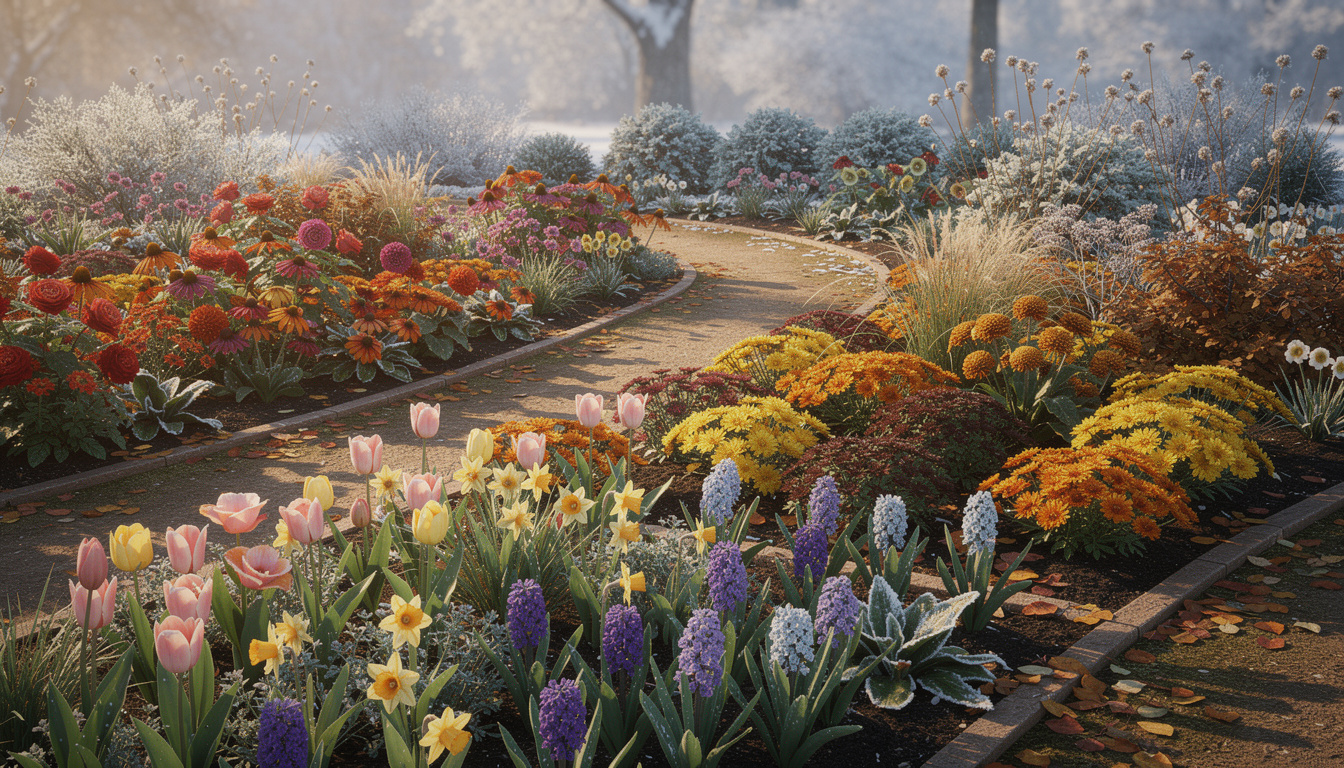 découvrez nos conseils pour créer des massifs de plantes colorées éclatants toute l'année et apportez une touche de gaieté à votre jardin en toutes saisons.