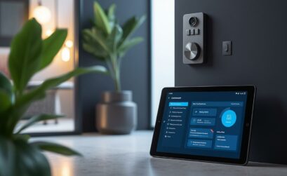 portail sécurisé avec contrôle et journalisation via tablette tactile microsoft, pour une gestion domotique simplifiée et sécurisée de votre domicile.