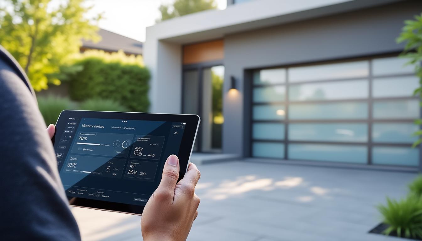 contrôlez en toute sécurité vos portails, portes et garages grâce à des commandes intuitives via tablette windows. simplicité et protection optimales pour votre accès.