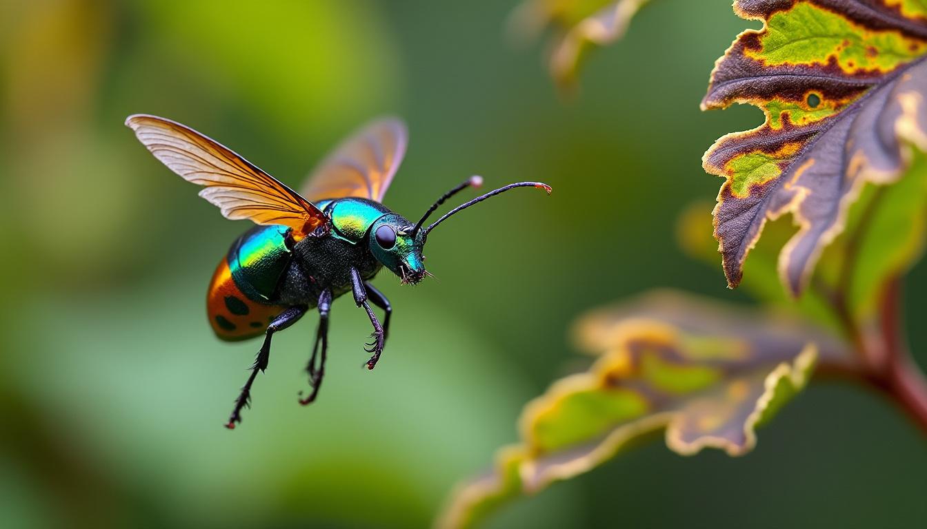découvrez pourquoi le hanneton volant peut représenter une menace pour vos jardins et comment protéger efficacement vos plantes contre ses dégâts.