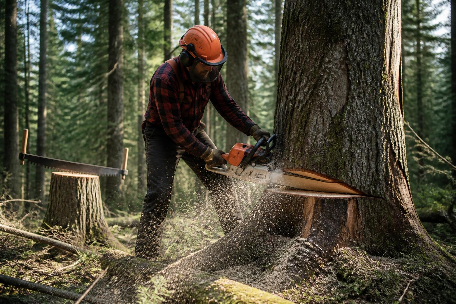 découvrez comment l'invention des tronçonneuses a transformé l'industrie du bois, facilitant la coupe et révolutionnant les méthodes traditionnelles de travail du bois.