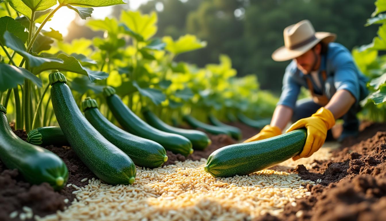découvrez comment ajouter du riz au pied de vos courgettes peut améliorer leur croissance, enrichir le sol et protéger vos plantations naturellement. transformez votre jardin grâce à cette astuce étonnante !