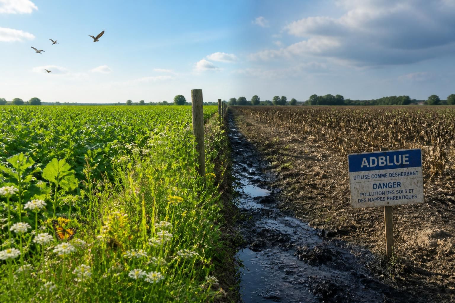 découvrez pourquoi l'utilisation de l'adblue comme désherbant est néfaste pour l'écologie et quelles sont les alternatives respectueuses de l'environnement.