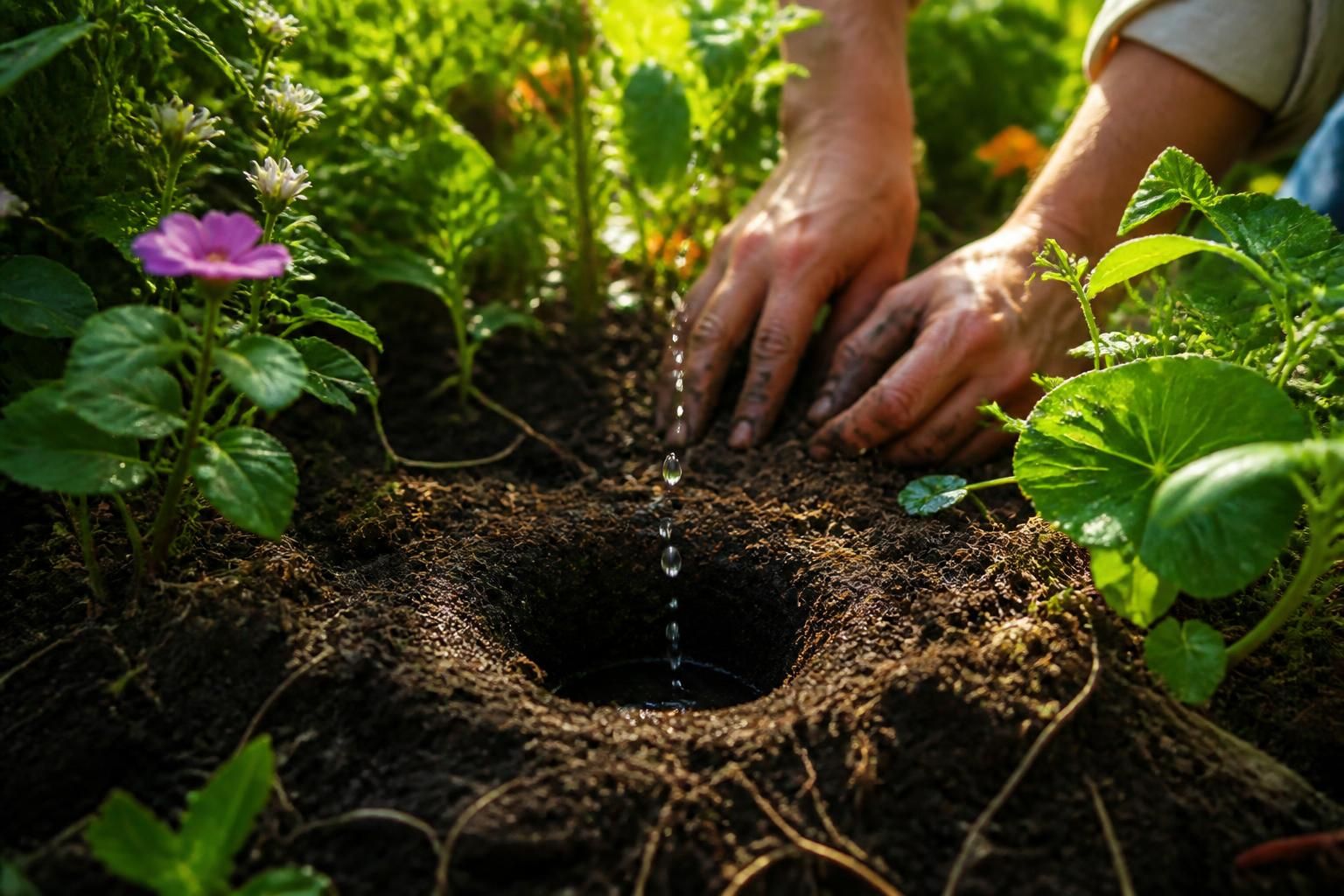 découvrez pourquoi un simple trou de 5 cm dans votre jardin peut protéger et sauver vos plantes, et apprenez comment l'utiliser efficacement pour un jardin plus sain.