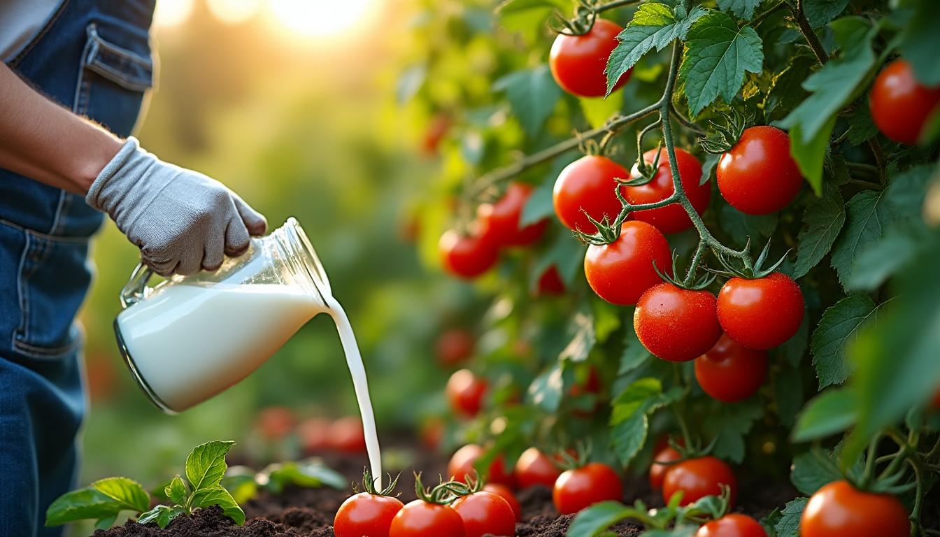 découvrez à quel moment ajouter du lait au pied de vos tomates pour stimuler leur croissance, renforcer leur santé et obtenir des récoltes abondantes et savoureuses. conseils pratiques et astuces de jardinage inclus.