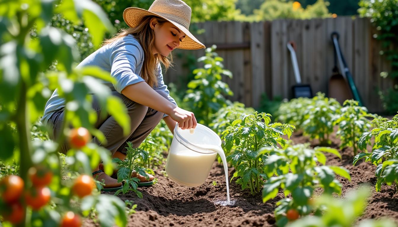 découvrez quand et comment appliquer du lait au pied des tomates pour booster leur croissance et obtenir des récoltes exceptionnelles. astuces et conseils pratiques pour jardiniers débutants et confirmés.