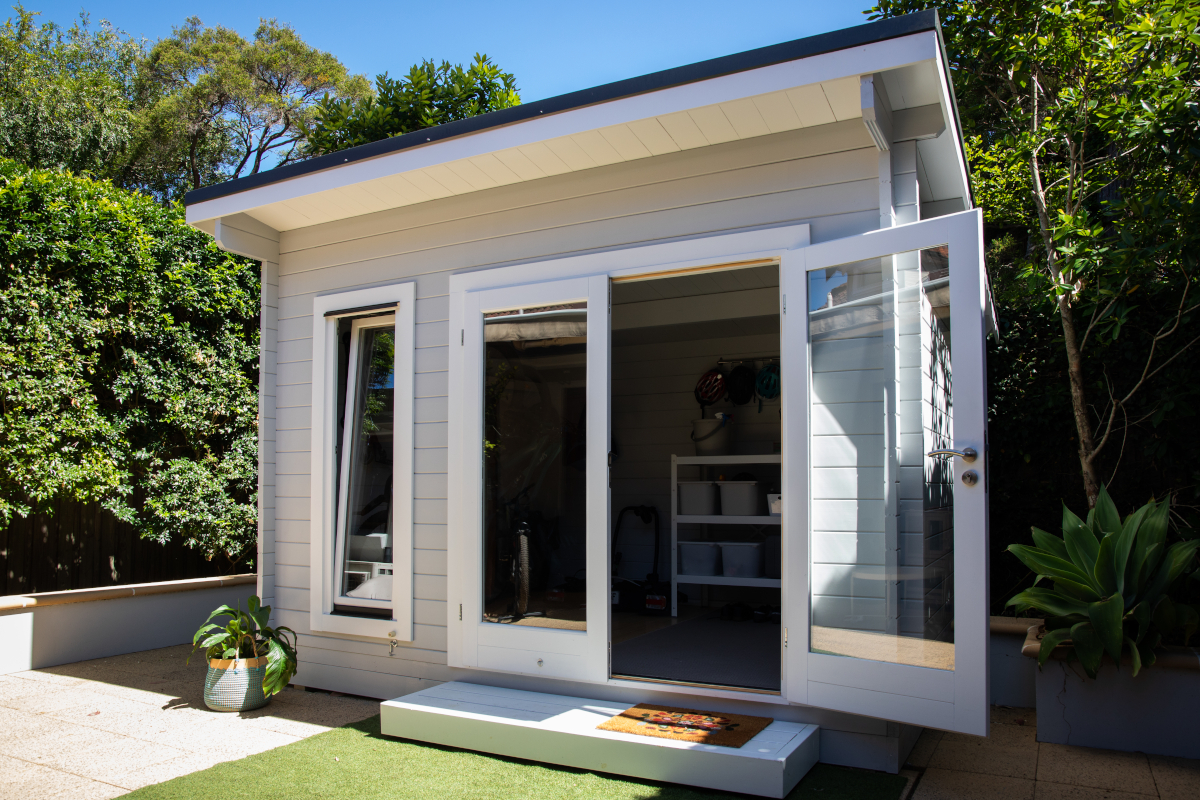 abri de jardin peinture