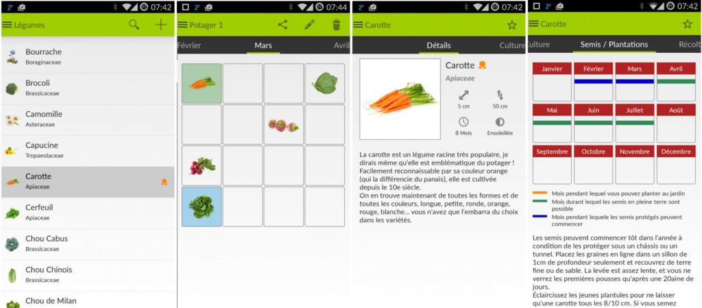 app iOS Mon Potager