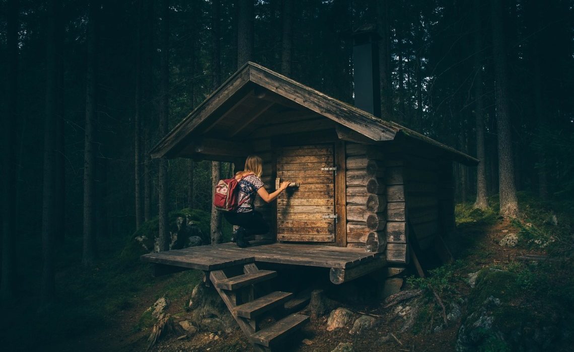 cabane de jardin sur pilotis