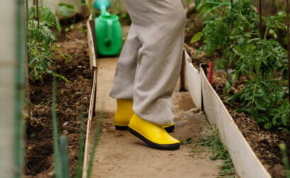 chaussure mode au jardin