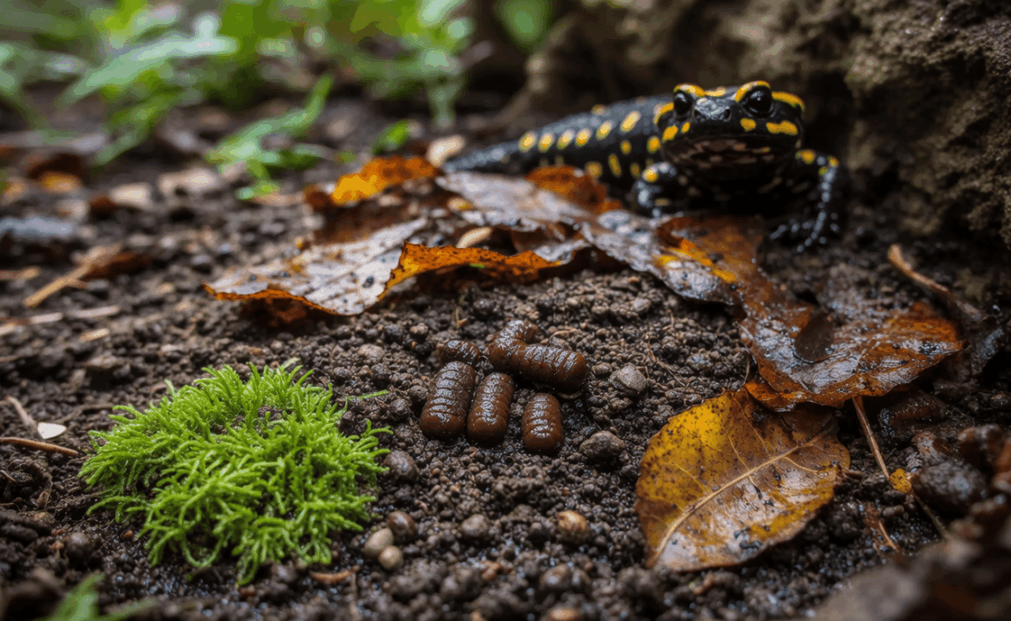 crottes de salamandre