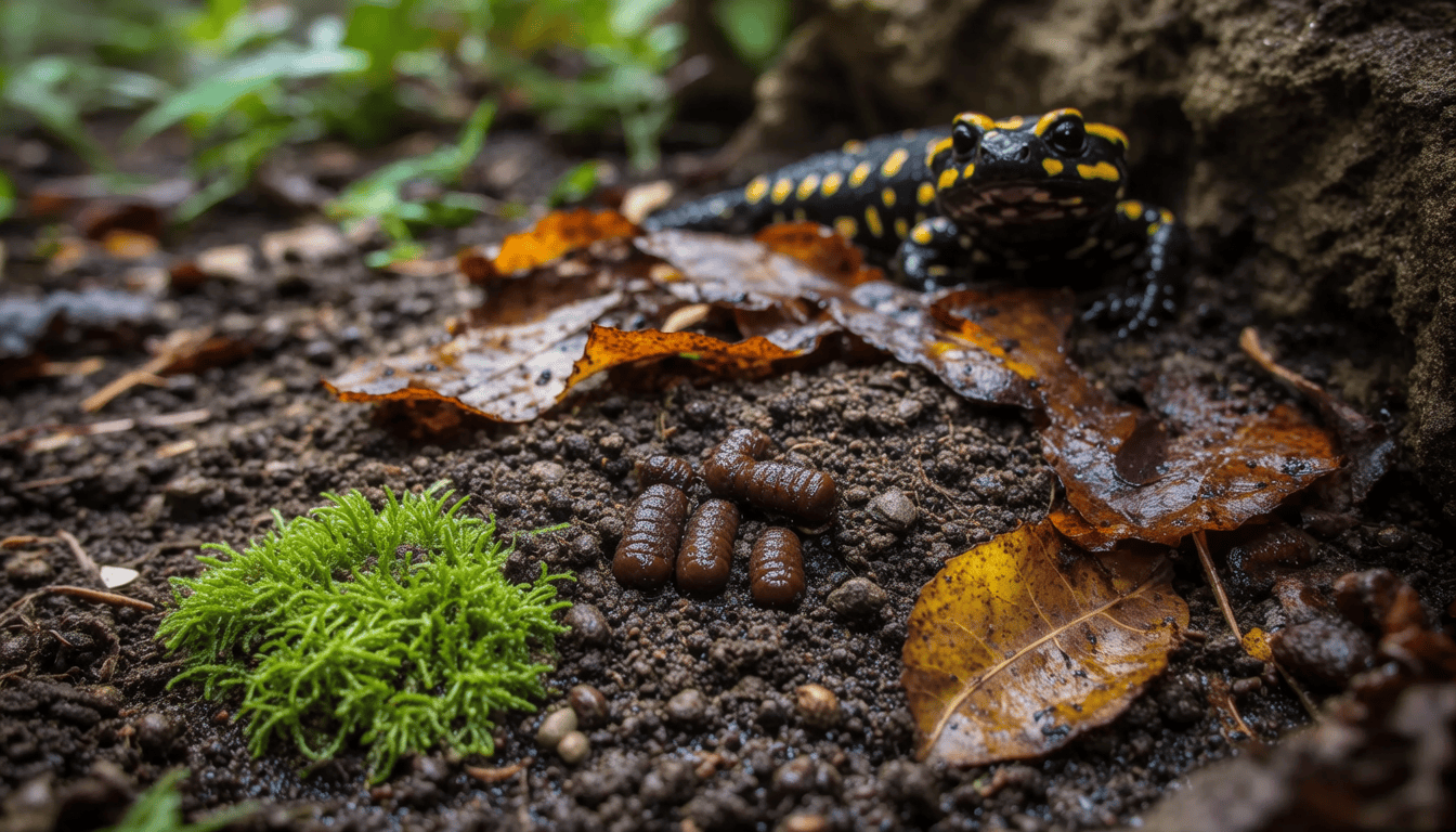 crottes de salamandre