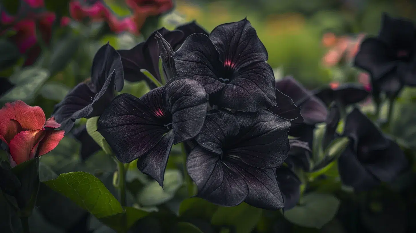 fleurs noires rares