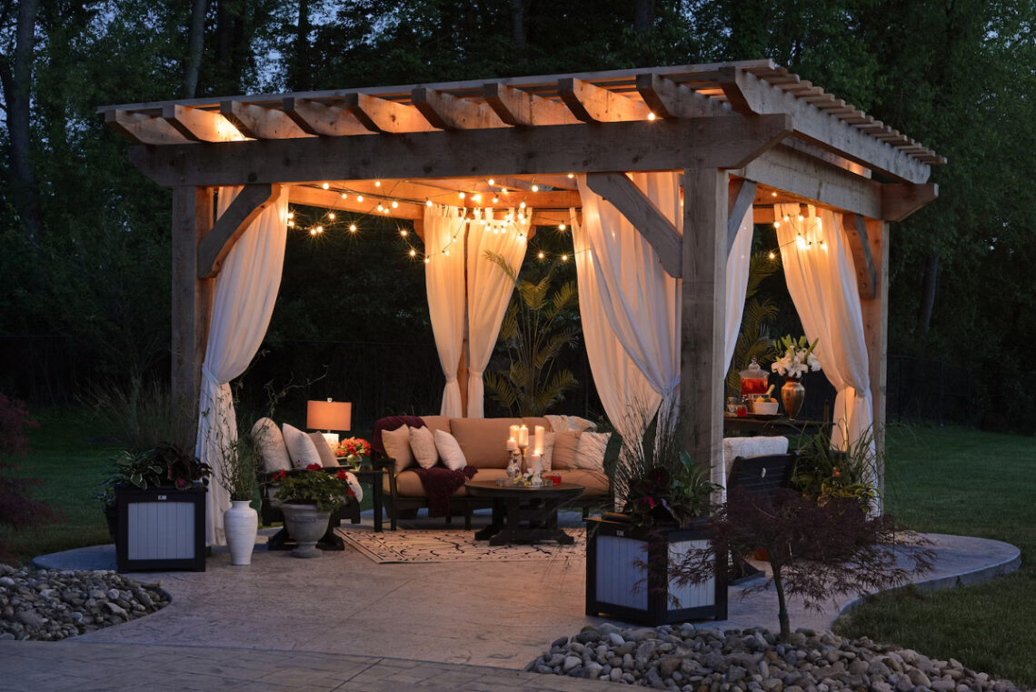 pergola bois