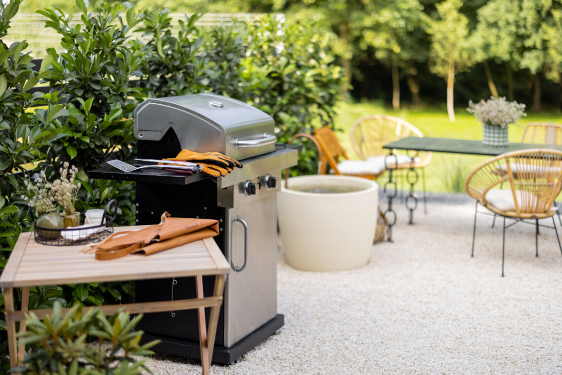 plancha jardin