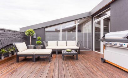 terrasse confortable