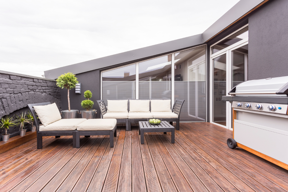 terrasse confortable