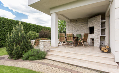 terrasse en pierre